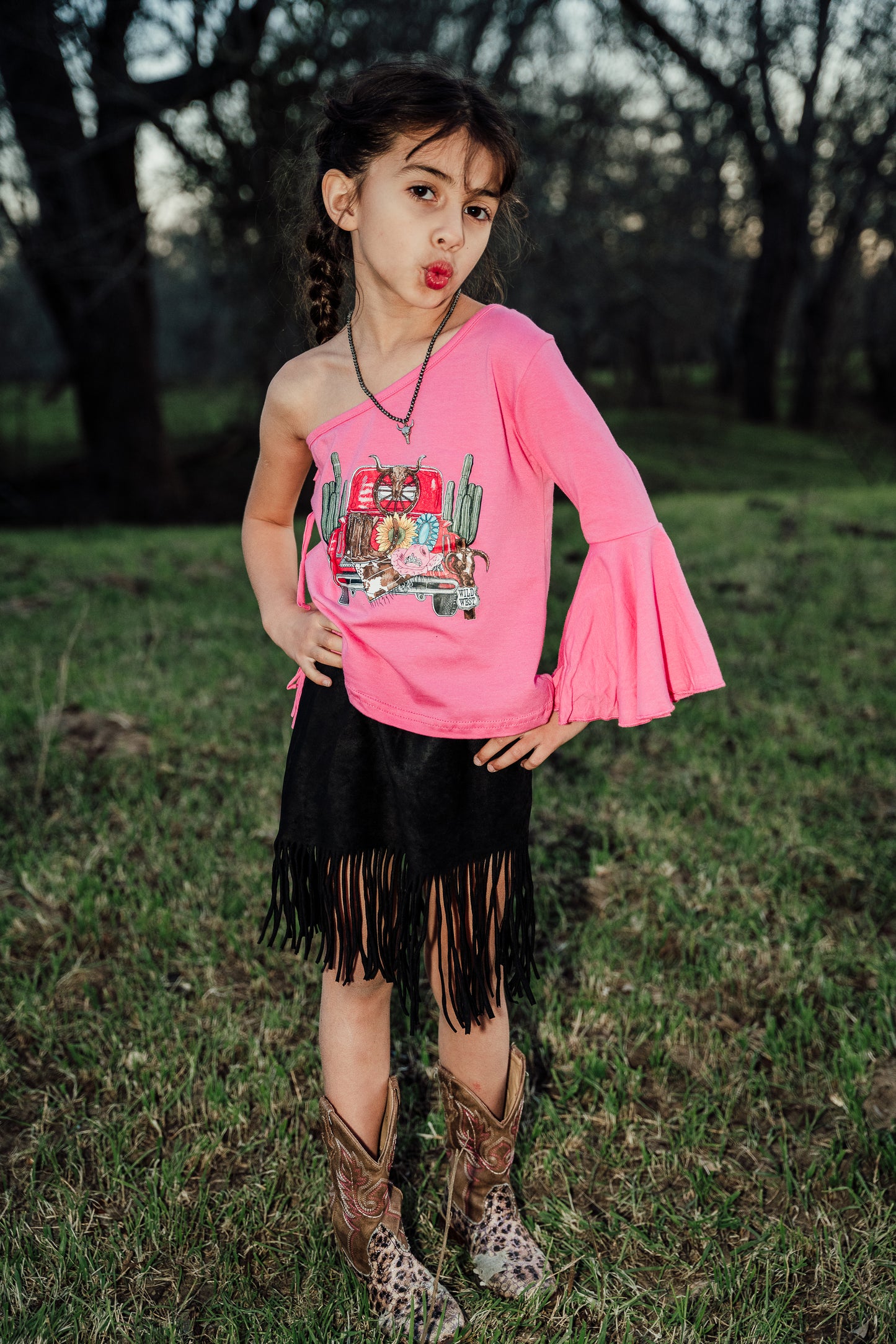 The Pocahontas Fringe Skirt